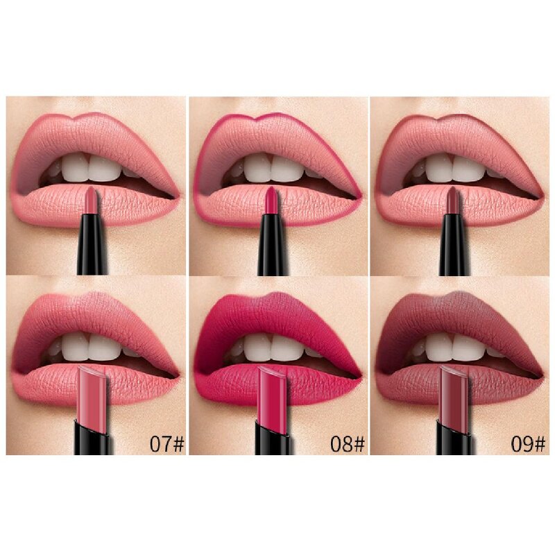 Lipliner Set Factory - 2 in 1 Matte Lipstick Private Logo