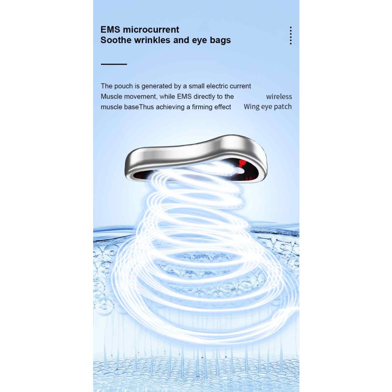 LED Eye Patches Supplier - OEM Mini Reusable Anti-aging Red Light Reduce Dark Circles