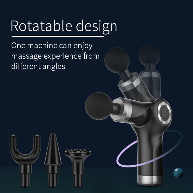 Folding Fascia Gun Manufacturer - Bulk MINI Portable Fitness Exercise Rotatable Massager