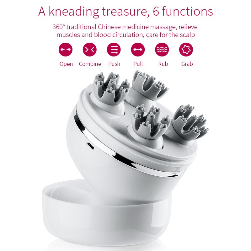 Scalp Massager Brush Manufacturer - Bulk EMS Root Anti Hair Loss Oil Applicator Led Therapy