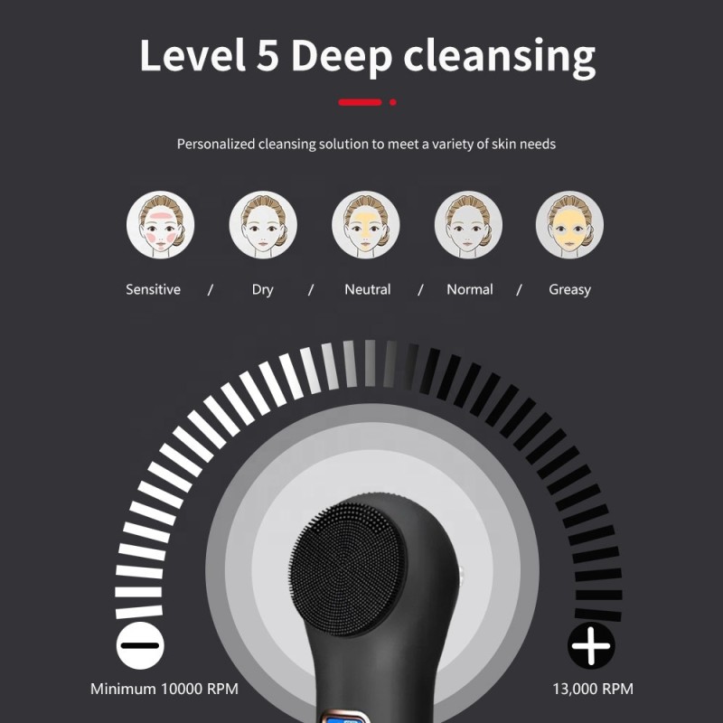 Electric Massage Face Brush Manufacturer - OEM Newest 4 in 1 Usb Charging Multifunction Spin