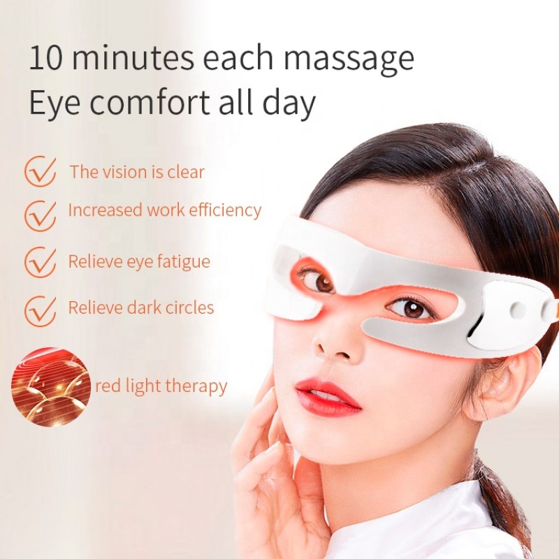 Red Light Therapy Mask Manufacturer - OEM 3D Anti-Wrinkle Heating Vibration Eye Care
