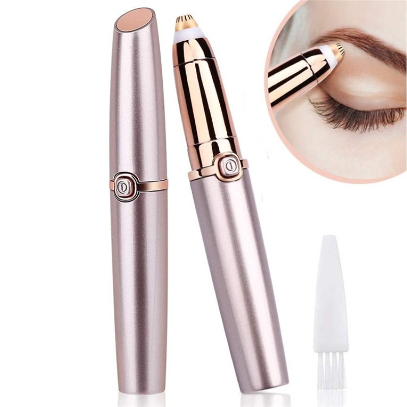 Eyebrow Trimmer Factory - OEM 2 in 1 Expoliator Shaver Electric Female Painless Portable