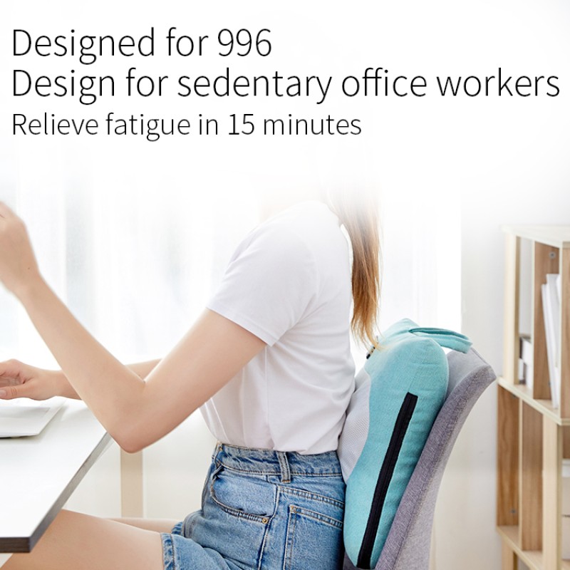 Back Massage Pillow Factory - OEM Portable Home Office Heating Vibration Waist Leg