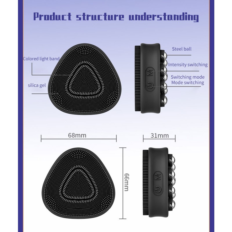 Sonic Facial Brush Factory - OEM Waterproof Sonic Vibrating Hot Cold Beauty Skin Massage