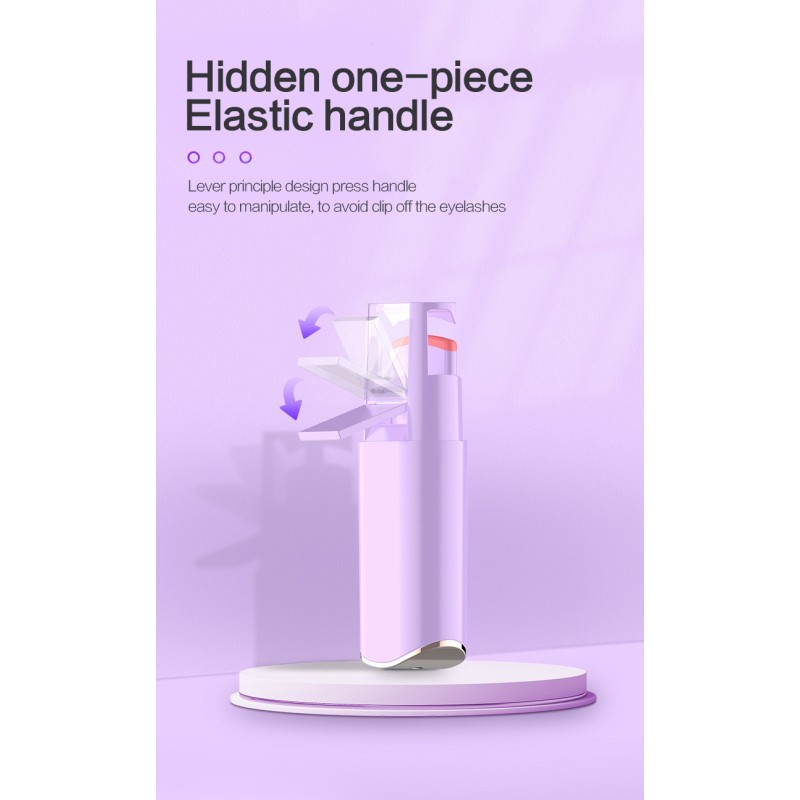 Rechargeable Eyelash Curler Manufacturer - OEM Mini Lash Curler Fast Heat Long Lasting LED