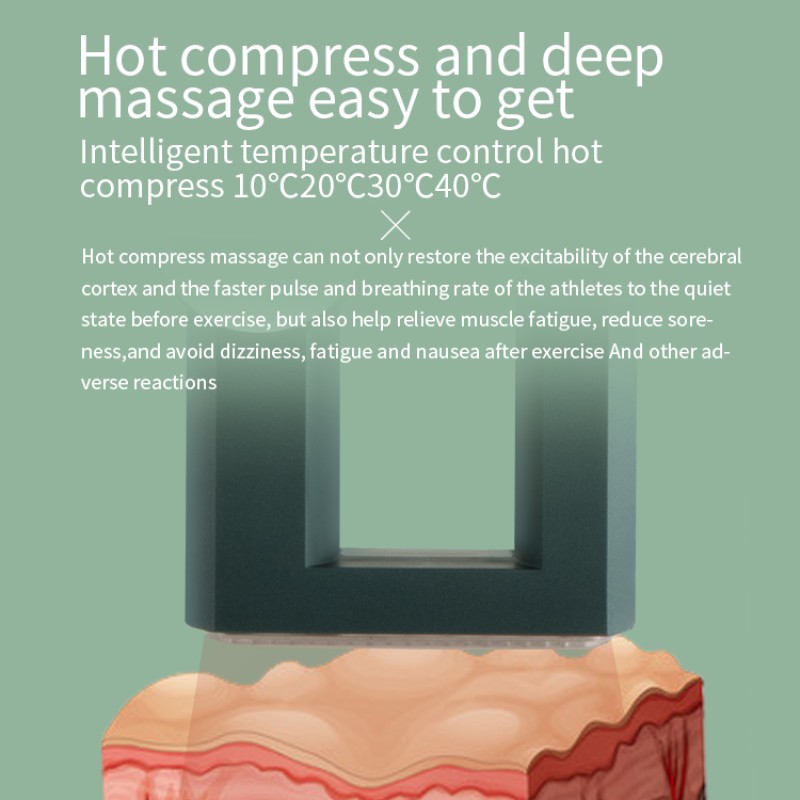 Fascia Massage Gun Factory - OEM 32 Speeds Pain Relief Deep Tissue Hot Compress