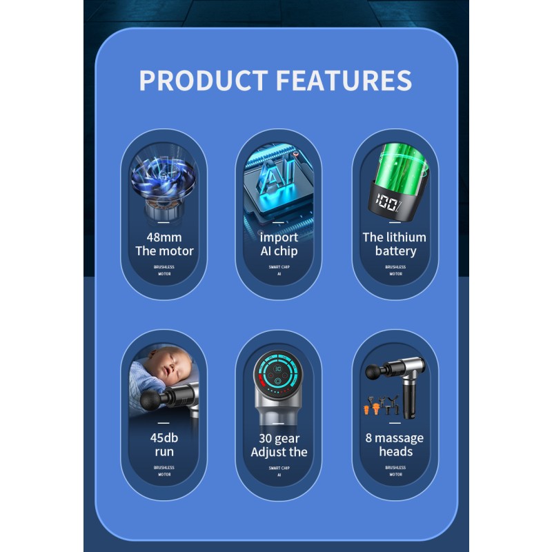 Hot Cold Therapy Gun Supplier - Bulk Gym Pocket Electric Deep Tissue Pain Relief Fitness