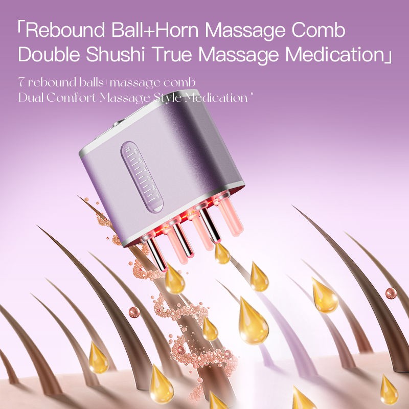 Scalp Massager Manufacturer - Bulk Electric Microcurrent Vibration Oil Applicator Led