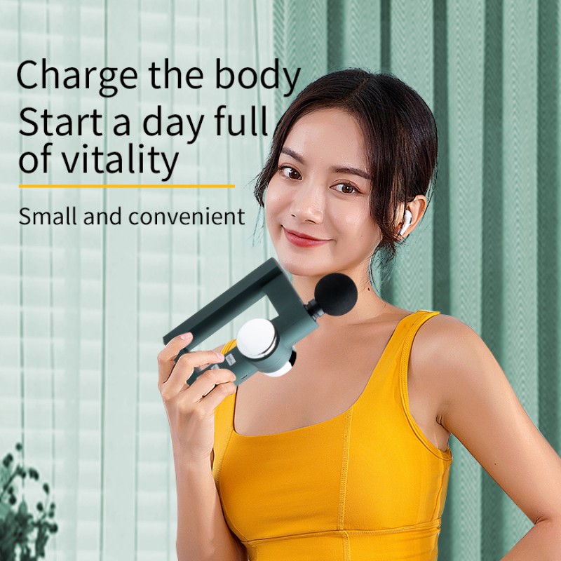 Fascia Massage Gun Factory - OEM 32 Speeds Pain Relief Deep Tissue Hot Compress