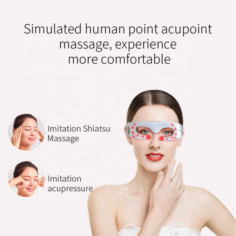 Red Light Therapy Mask Manufacturer - OEM 3D Anti-Wrinkle Heating Vibration Eye Care