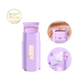 Rechargeable Eyelash Curler Manufacturer - OEM Mini Lash Curler Fast Heat Long Lasting LED