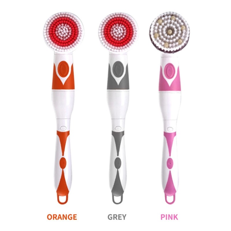 Electric Face Cleansing Brush Supplier - OEM Red Blue Led Light Care Ipx7 Waterproof Exfoliating