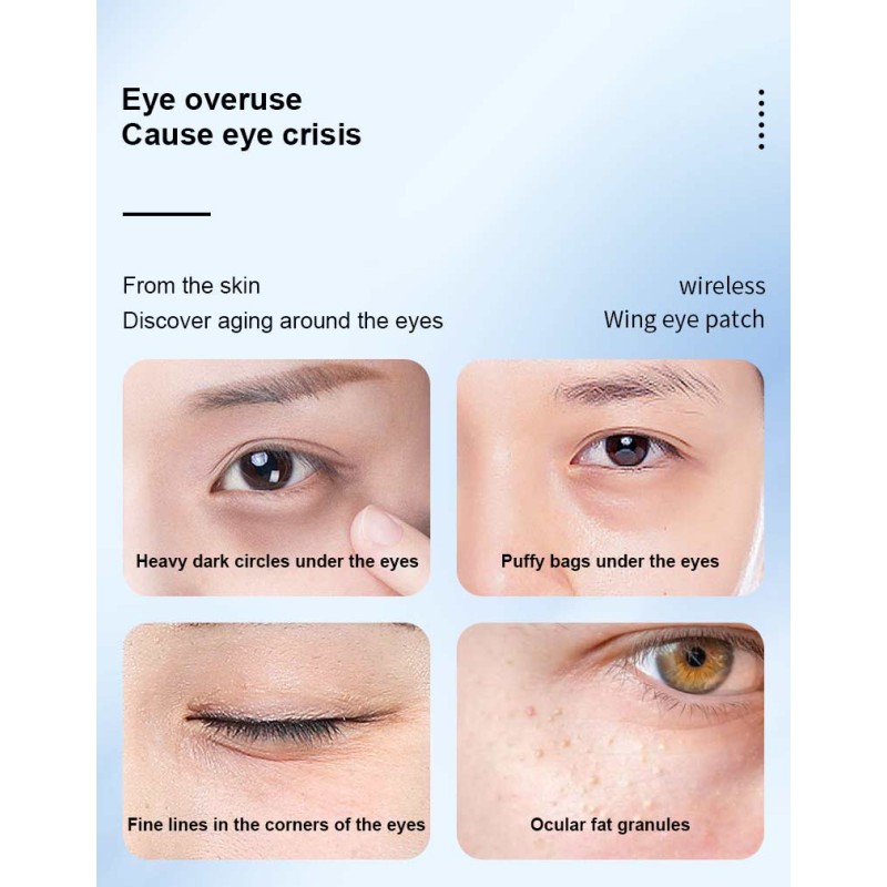 LED Eye Patches Supplier - OEM Mini Reusable Anti-aging Red Light Reduce Dark Circles