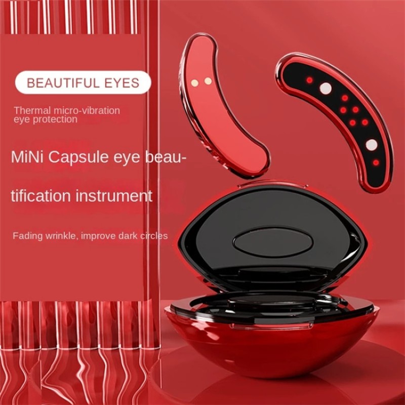 Eye Beauty Device Factory - Bulk Mini Hot Compress EMS Micro Current LED Red Light
