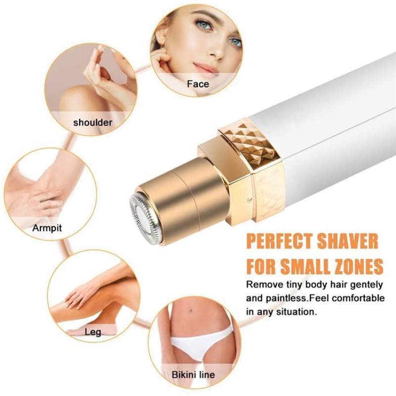 Face Hair Epilator Supplier - Bulk 2 in 1 Double Head Painless Electric Shaving Razor