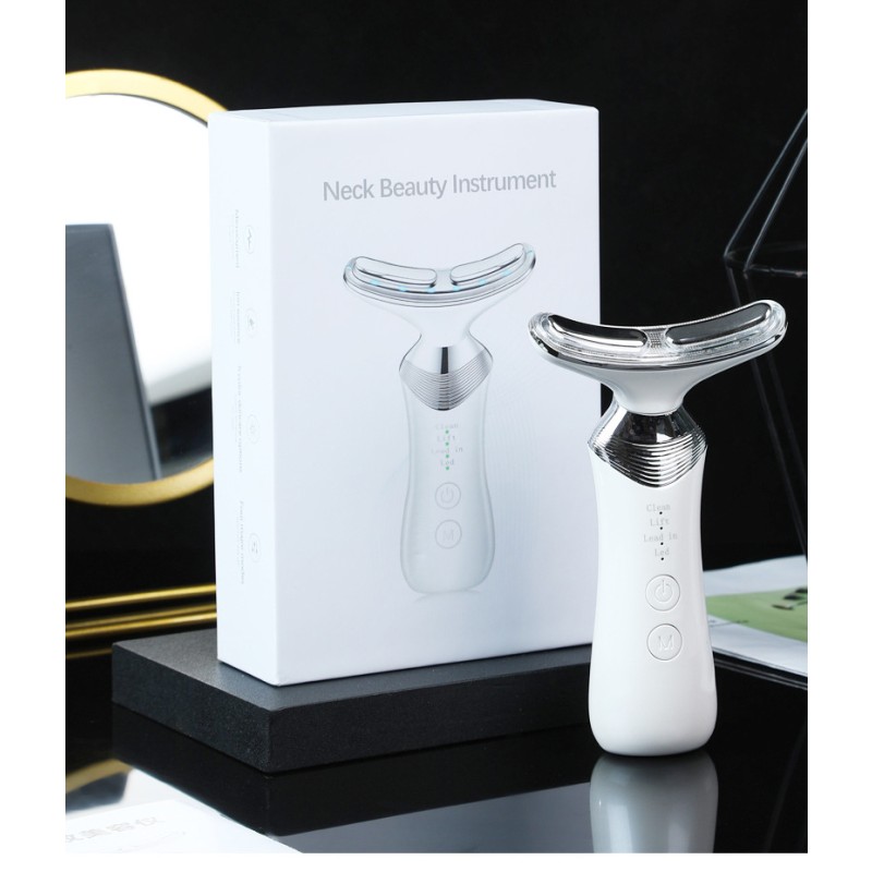 Facial Skin Care Tool Supplier - Bulk Multifunctional EMS LED Neck Beauty Wrinkle Remover