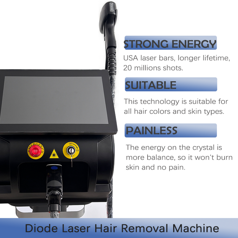 Diode Laser Hair Removal Machine Manufacturer - G 755/808/1064nm 2500w Professional