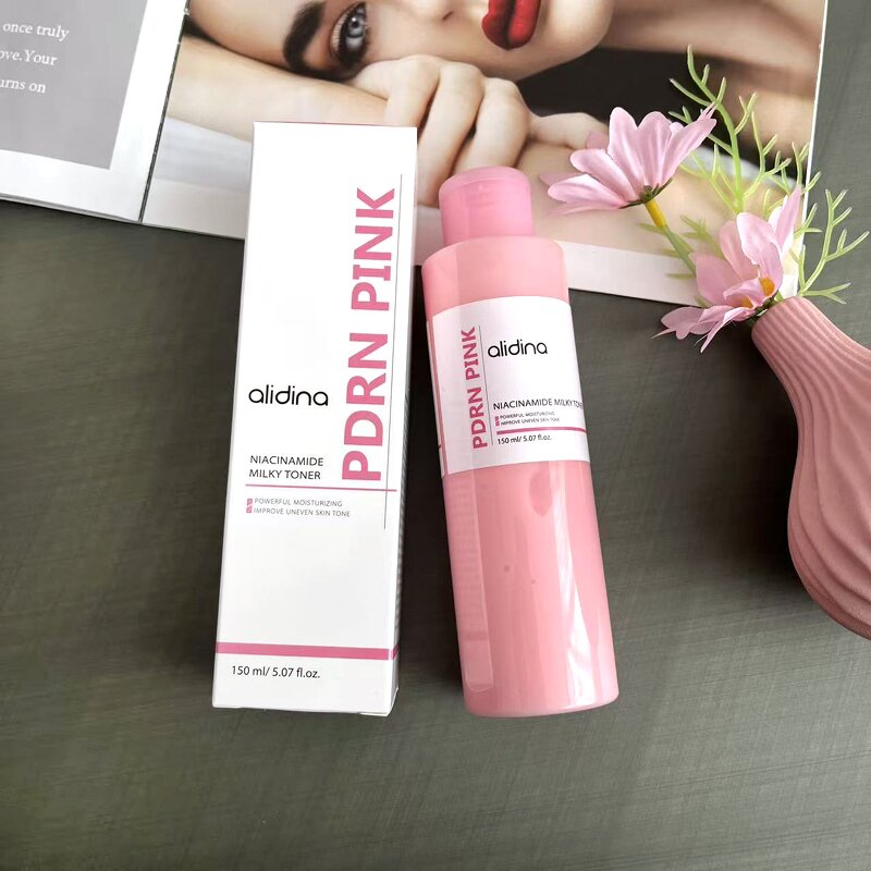 PDRN Milky Toner Manufacturer - OEM/ODM Pink Niacinamide Vegan Glow Smoothing