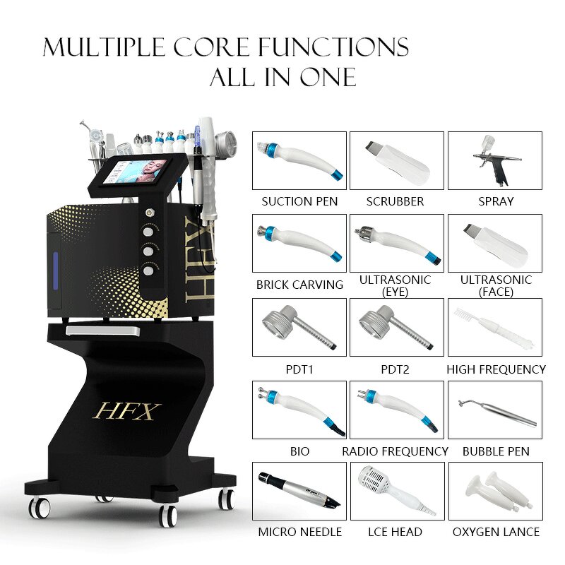Hydro Microdermabrasion Machine Manufacturer - Y 14 in 1 Skin Tightening Oxygen Cleaning Whitening