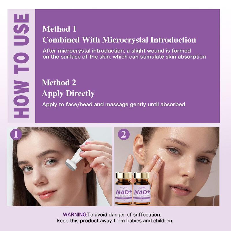 NAD Plus Facial Serum Manufacturer - GZ Cell Energy Moisturizing Lifting Anti Wrinkle