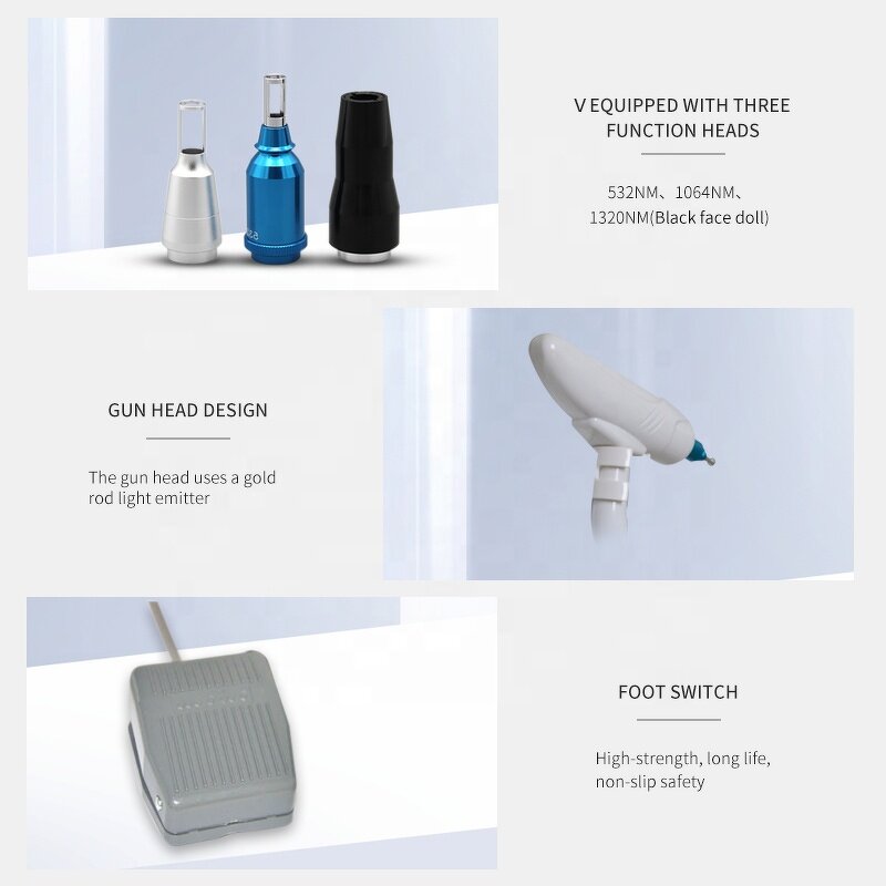 Machine Gun Tips Spare Part Manufacturer - for Q Switch Nd Yag 532 1064 1320nm