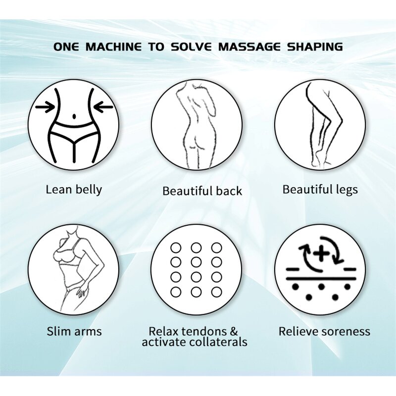 Abdominal Slimming Machine Manufacturer - G V6 RF Vacuum Device Deep Muscle Stimulator