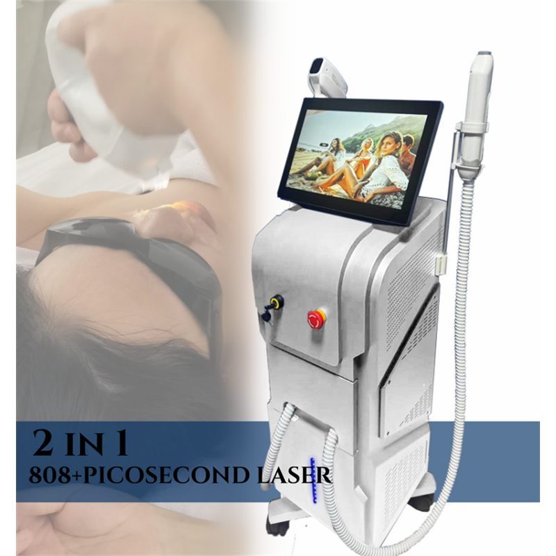 2 in 1 Laser Machine Factory - G 755nm 808nm 1064nm 1800W Painless Hair Removal