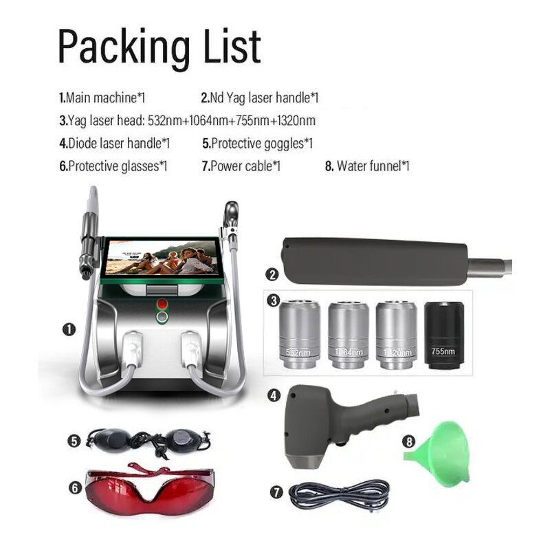 Diode Laser Hair Removal Machine Manufacturer - 2023G 2 in 1 Hair and Tattoo Remove