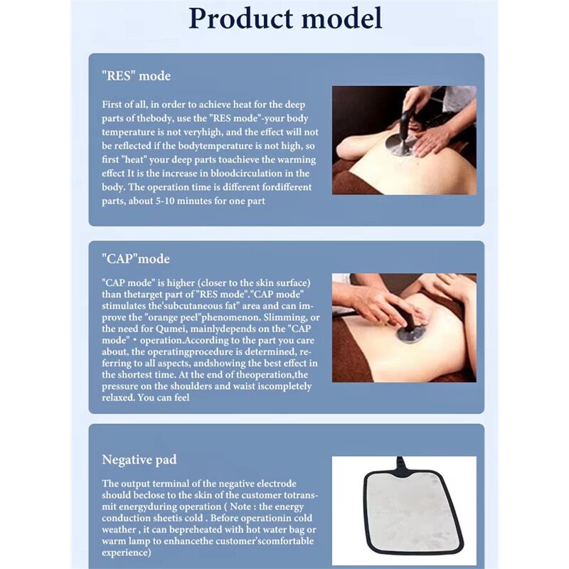 Tecar Therapy Machine Factory - 448K RF Deep Heating Body Care Monopolar Slimming Weight Loss