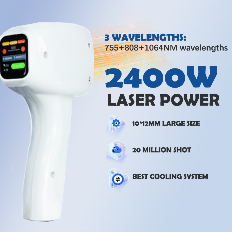 Diode Laser Hair Removal Machine Factory - 2400W 3 Wave 755 808 1064 Price