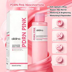 PDRN Toner Factory - Pink Niacinamide Milky Hydrating Moisturizing Soothing