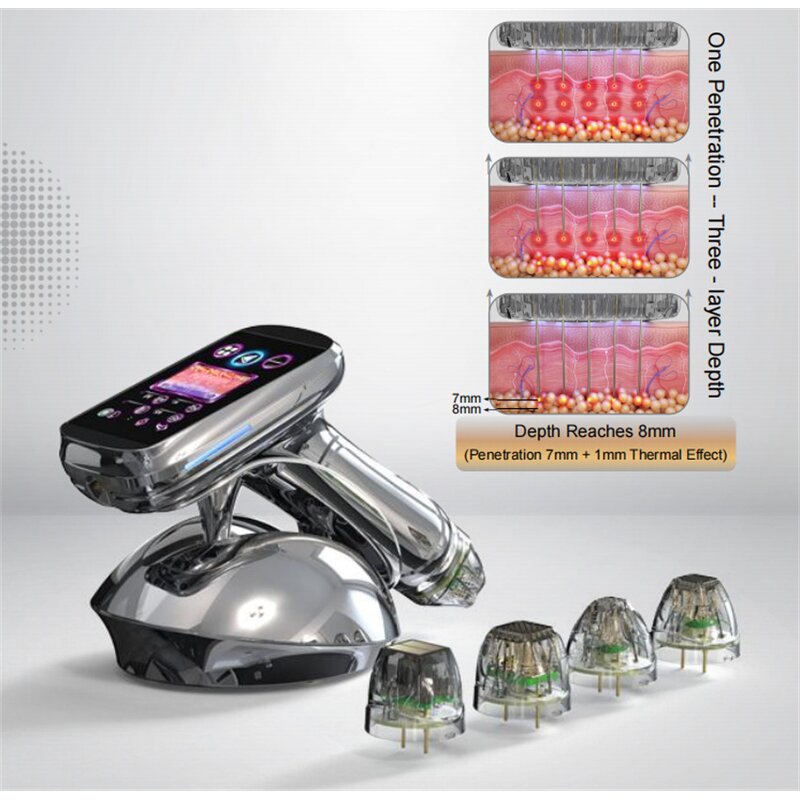Microneedle RF Device Factory - Portable Gold RF for Fine Lines Sagging Collagen