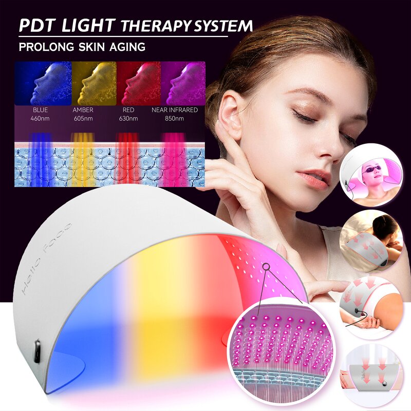 Skincare LED Light Therapy Machine Factory - High-quality 4 Modes for Acne & Wrinkles PDT