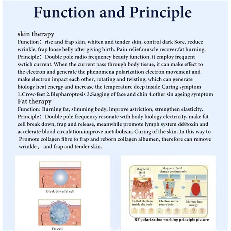 Tecar Therapy Machine Factory - 448K RF Deep Heating Body Care Monopolar Slimming Weight Loss