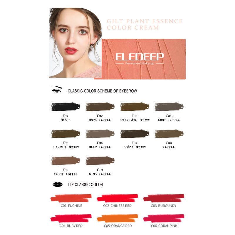 Tattoo Color Ink Manufacturer - Semi Permanent Makeup Liquid Pigment