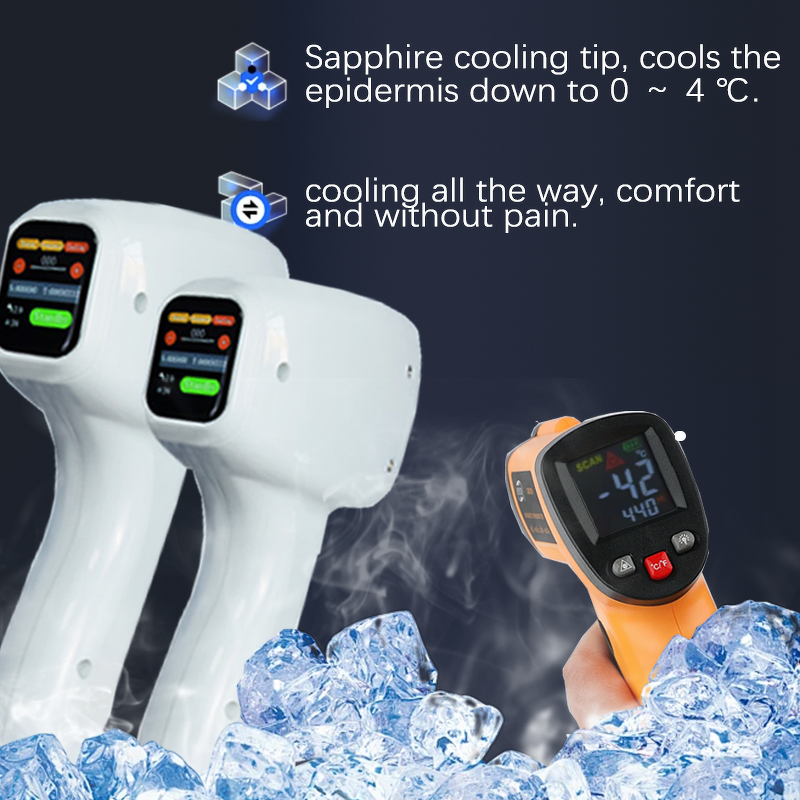 Nd Yag Laser Tattoo Removal Machine Manufacturer - 2 in 1 808 Diode 1600W Ice