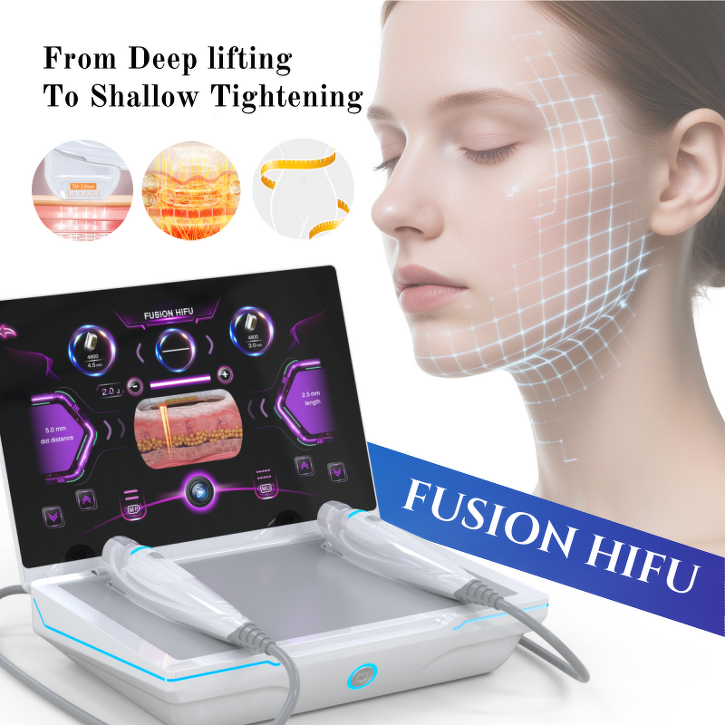 Portable HIFU Machine Factory - Non-invasive 22d Skin Tightening Fat Dissolving Dual-core