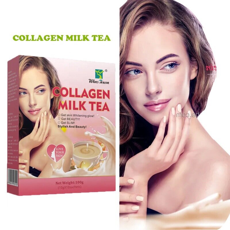 Skin Whitening Powder Manufacturer - Private Logo Collagen Milk Tea