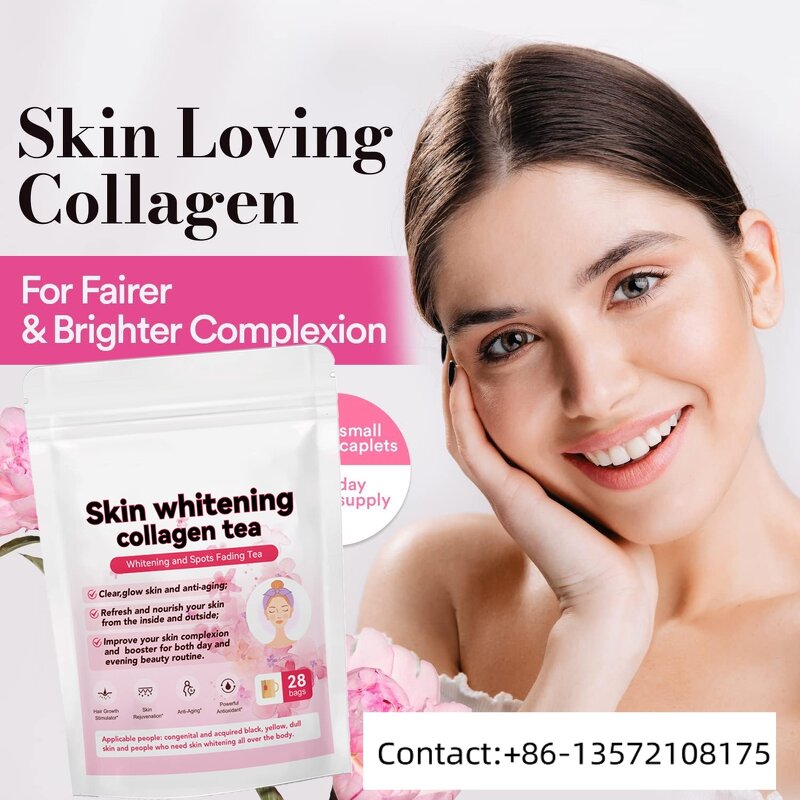 Beauty Tea Gummy Factory - Custom Skin Whitening Collagen