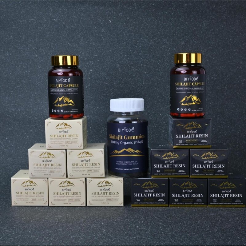 Shilajit Gummy Manufacturer - Hot Sales Pure Himalayan Resin