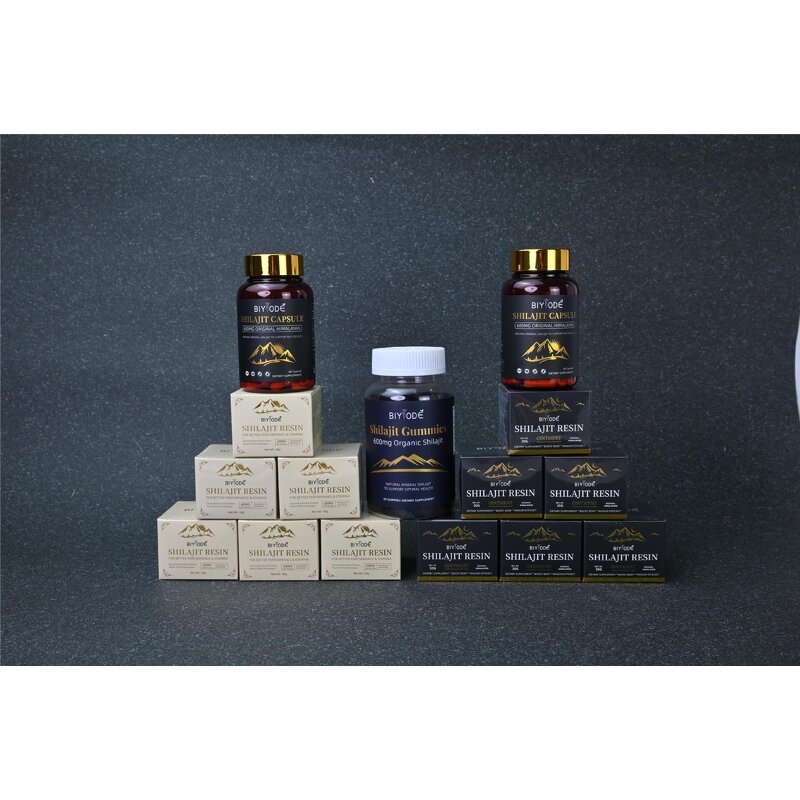 Shilajit Gummy Candy Factory - Hot Sales Pure Himalayan Resin