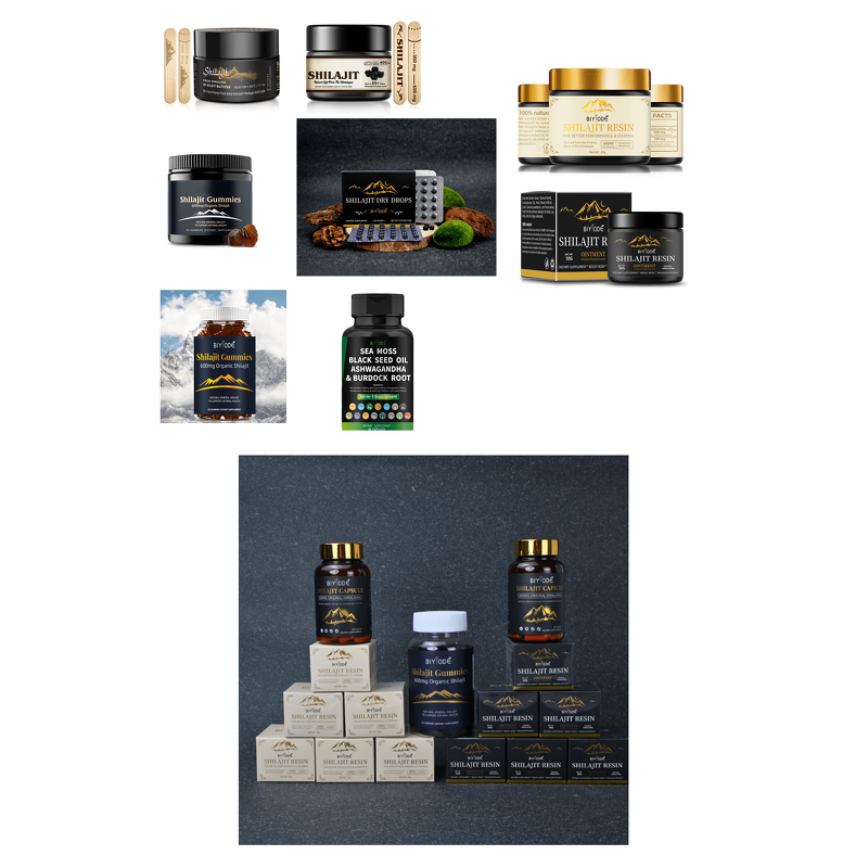 Organic Shilajit Gummy Factory - Hot Sales Himalayan Resin