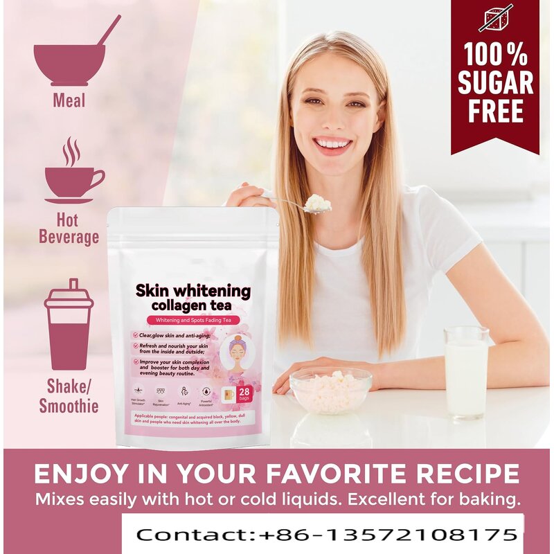 Beauty Tea Gummy Factory - Custom Skin Whitening Collagen