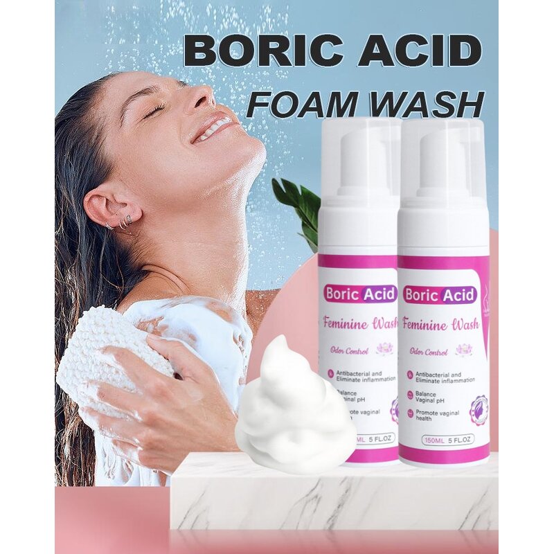 Feminine Foam Wash Factory - Hot Selling Antibacterial Boric