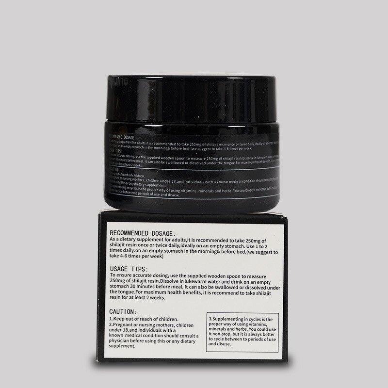 Shilajit Liquid Drops Manufacturer - Hot Sales Gold Resin Oral