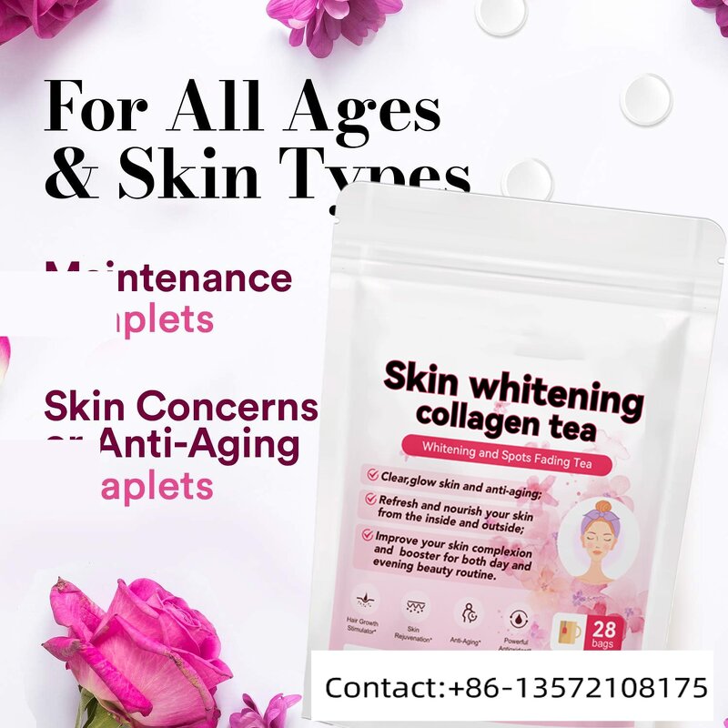 Beauty Tea Gummy Factory - Custom Skin Whitening Collagen