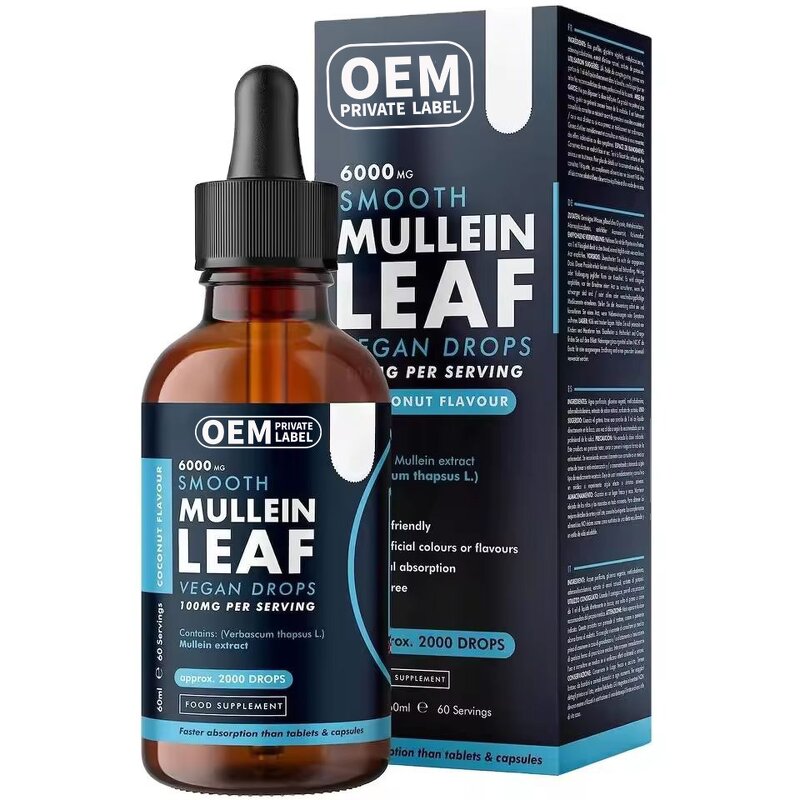 Mullein Leaf Extract Drops Manufacturer - OEM Private Label Natural Organic Tincture