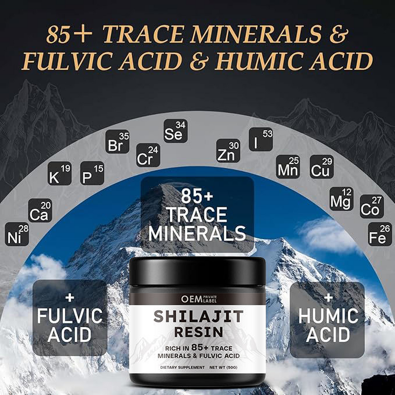 Shilajit Resin Manufacturer - Organic Himalayan Rasayana Fulvic Acid Trace Minerals