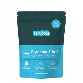 Magnesium Capsules Manufacturer - OEM ODM Private Package Glycinate 3-in-1 Complex